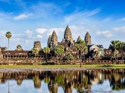 Angkor Wat Temple View Cambodia