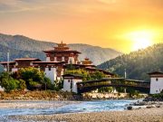 Bhutan Sunrise Temple