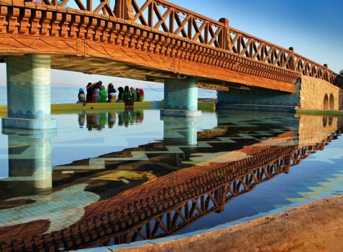 Bridge in Dahab Red Sea
