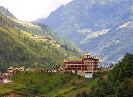 Dirang Monastery Mountain View
