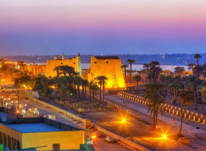 Egypt Luxor Night View