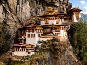 High Cliff Mountain Temple Bhutan
