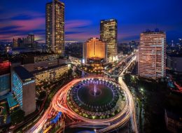 Jakarta City Night View