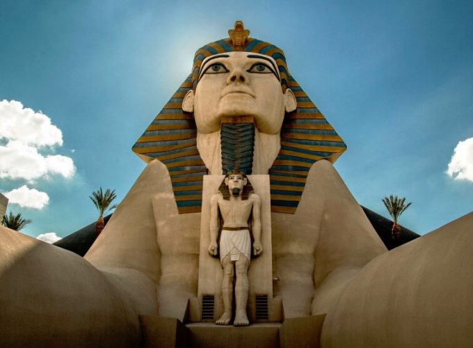 Sphinx Statue at Luxor Hotel