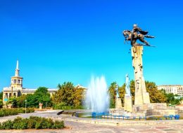 Bishkek Manas Statue