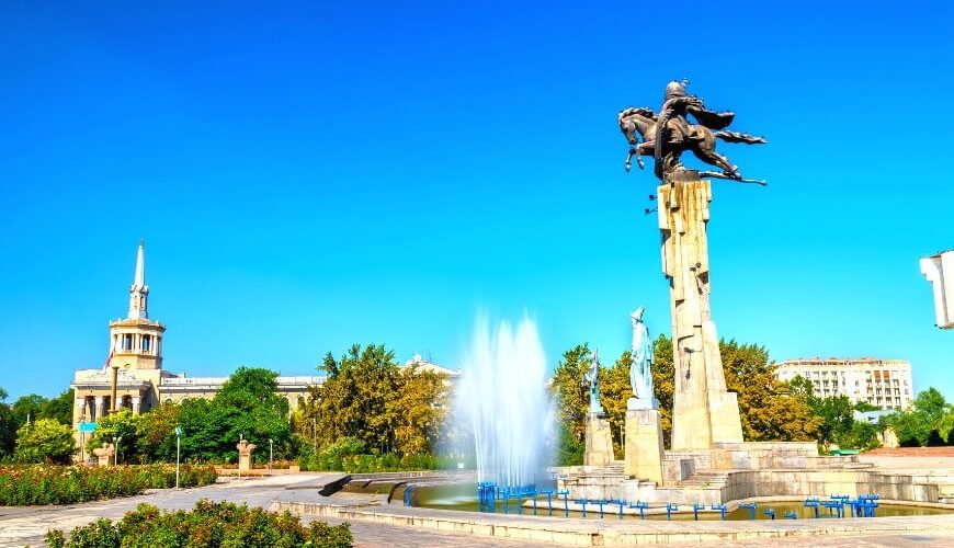 Bishkek Manas Statue