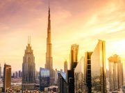 Dubai City Sunset